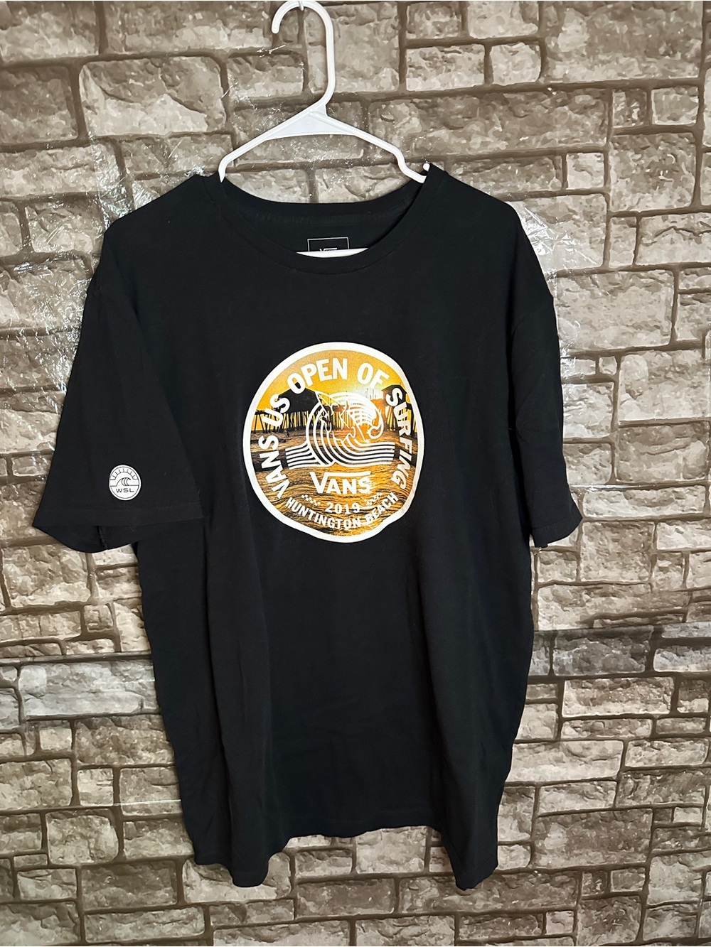 Special Edition Vans Black Surfing Logo Tee Size 2X